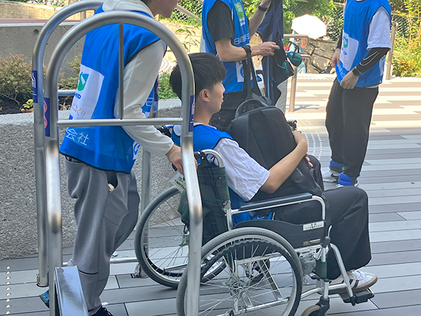 車いす体験