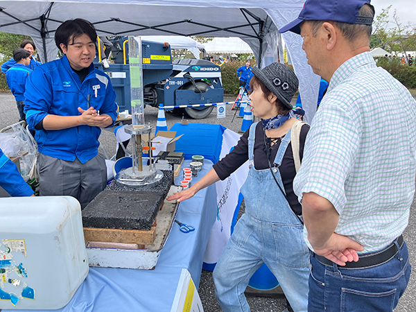 供試体による実験